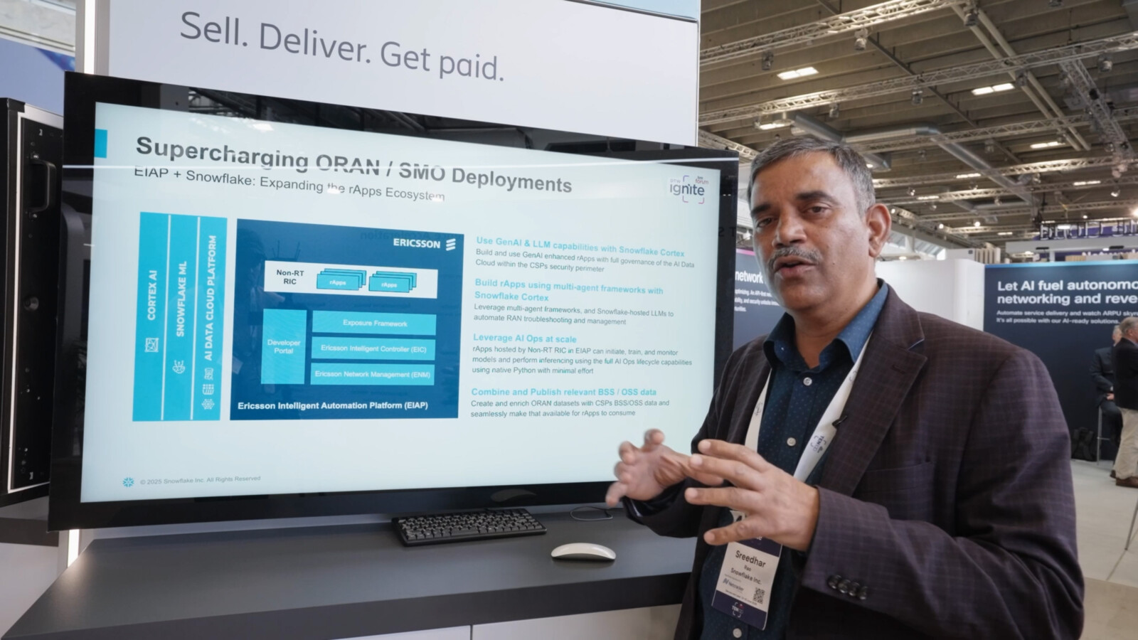 Sreedhar Rao, Global Telecom CTO, Snowflake