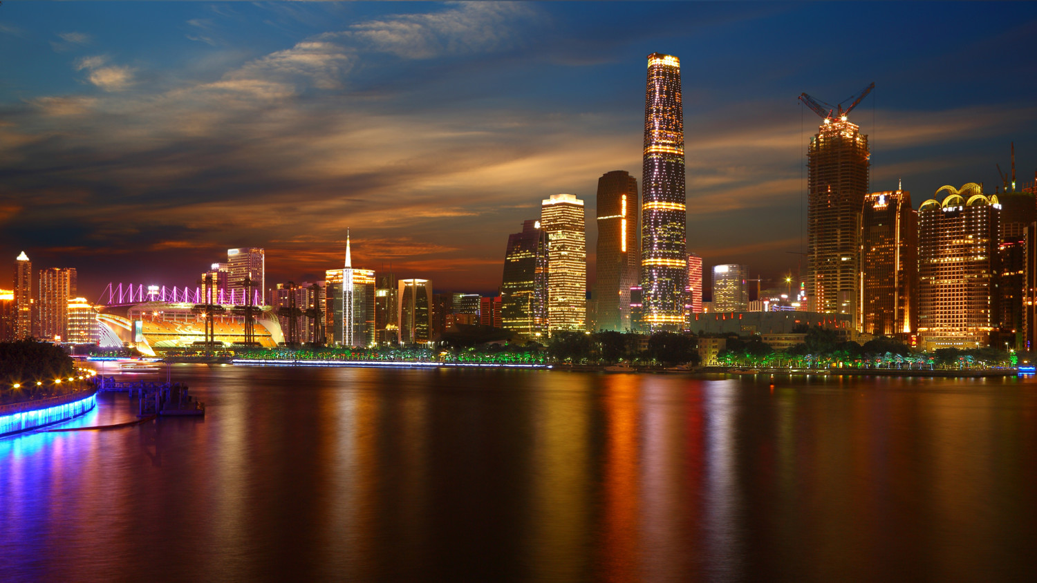 Vista da cidade - Guangzhou, China