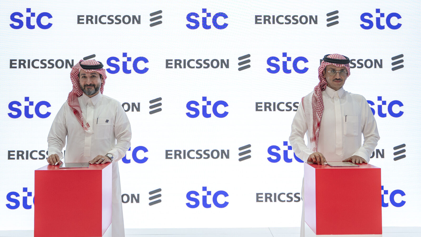Ericsson and stc group representatives