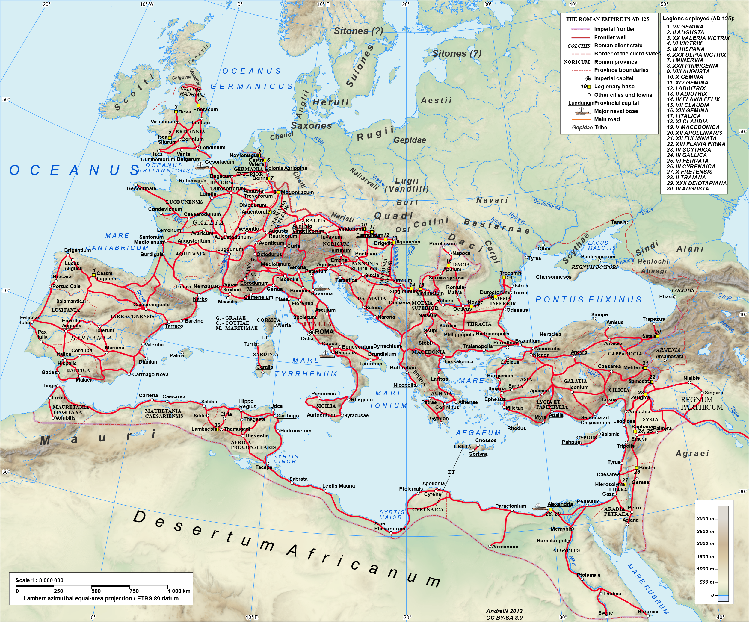 The Roman Road network catalyzed the transfer of knowledge and trade