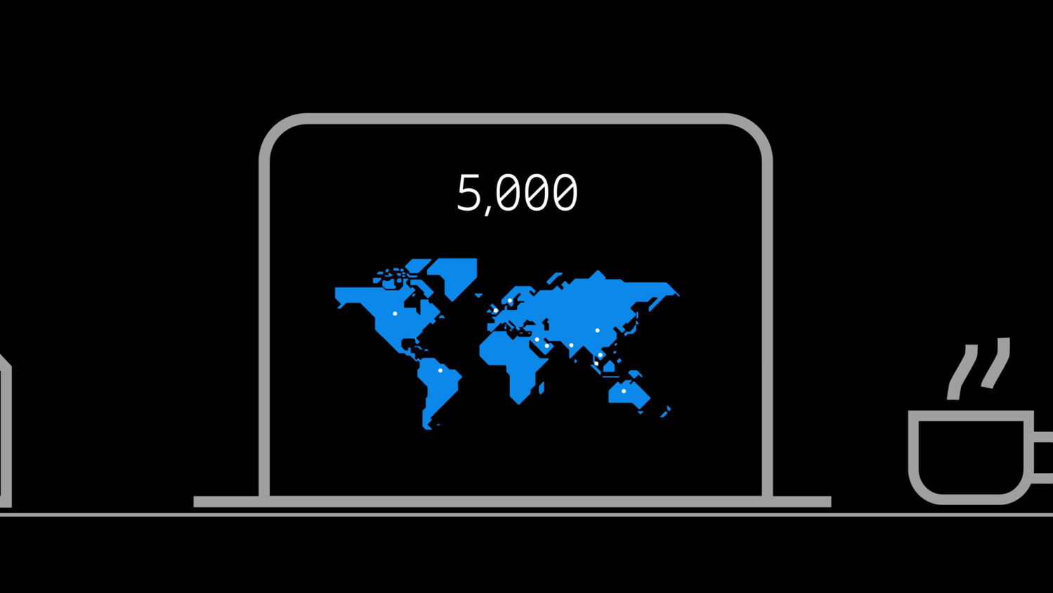 Above: By 2030, 43 percent of decision-makers strongly believe there will be no office at all due to employees working remotely (source: Ericsson IndustryLab)