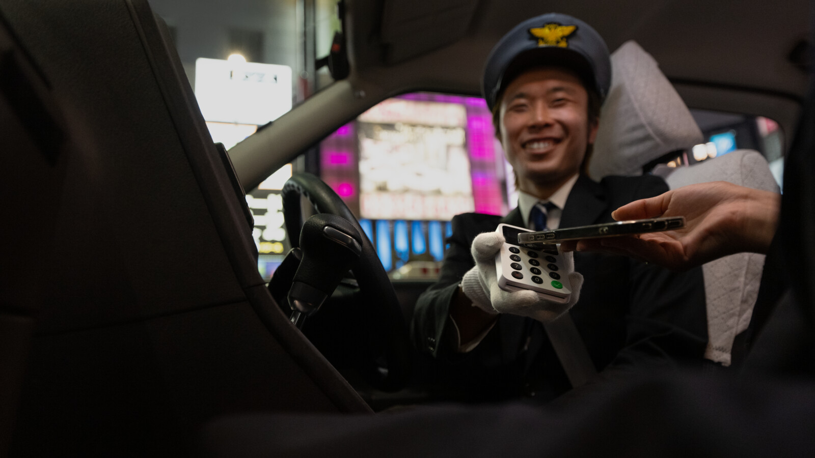 Mobile payment in taxi