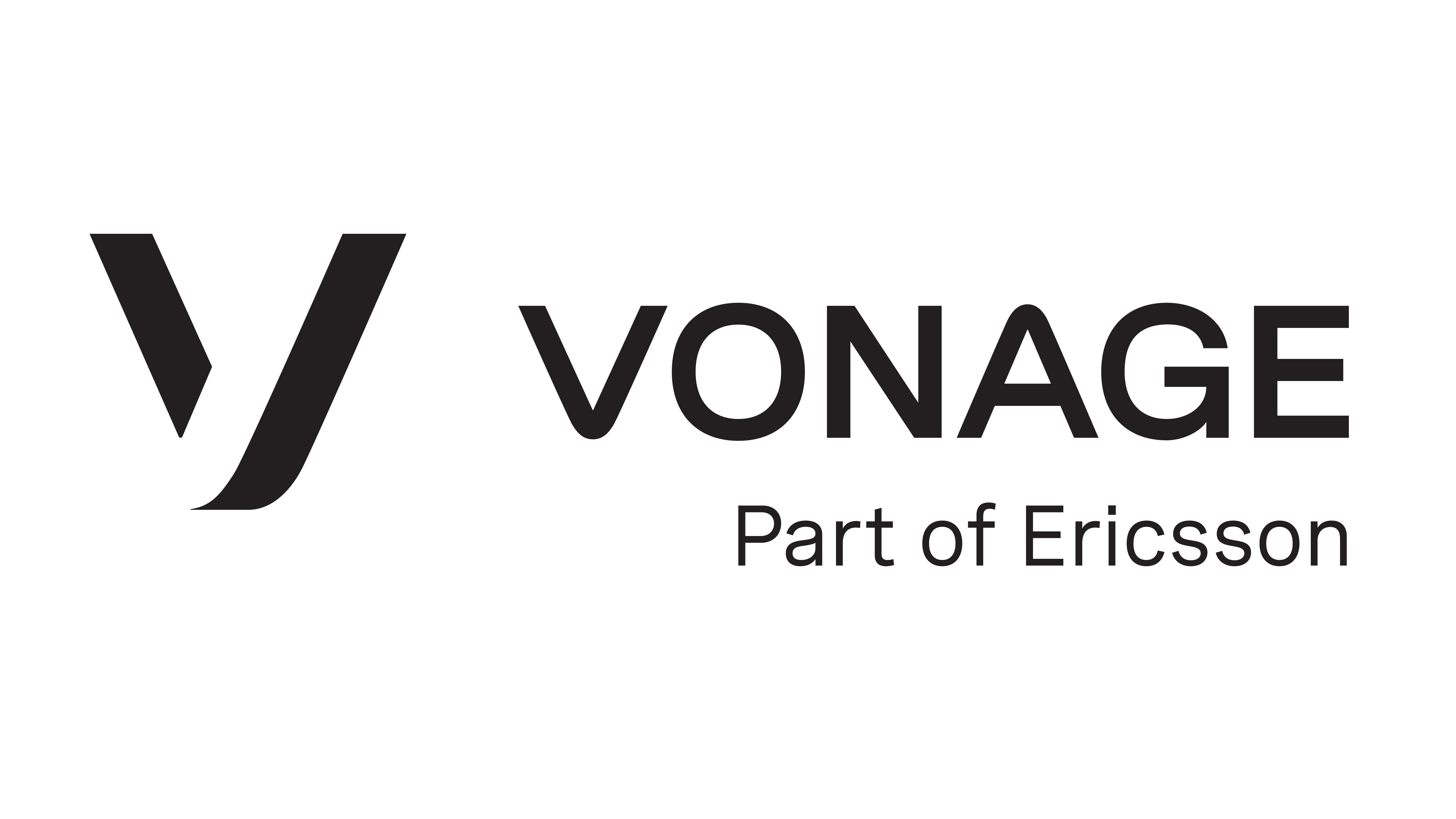 Vonage , Part of Ericsson logo