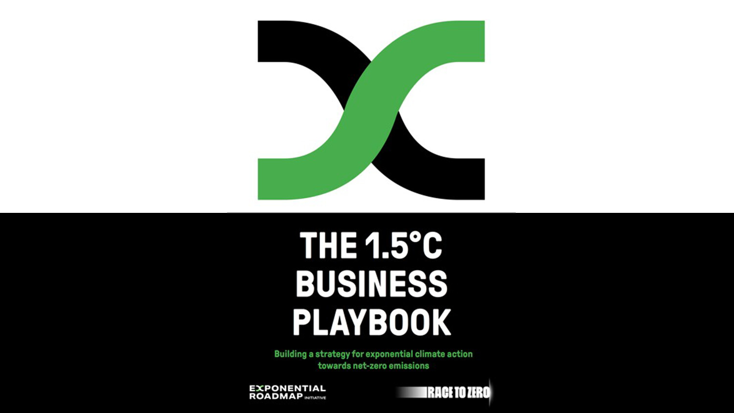 1.5°C Business Playbook logo.