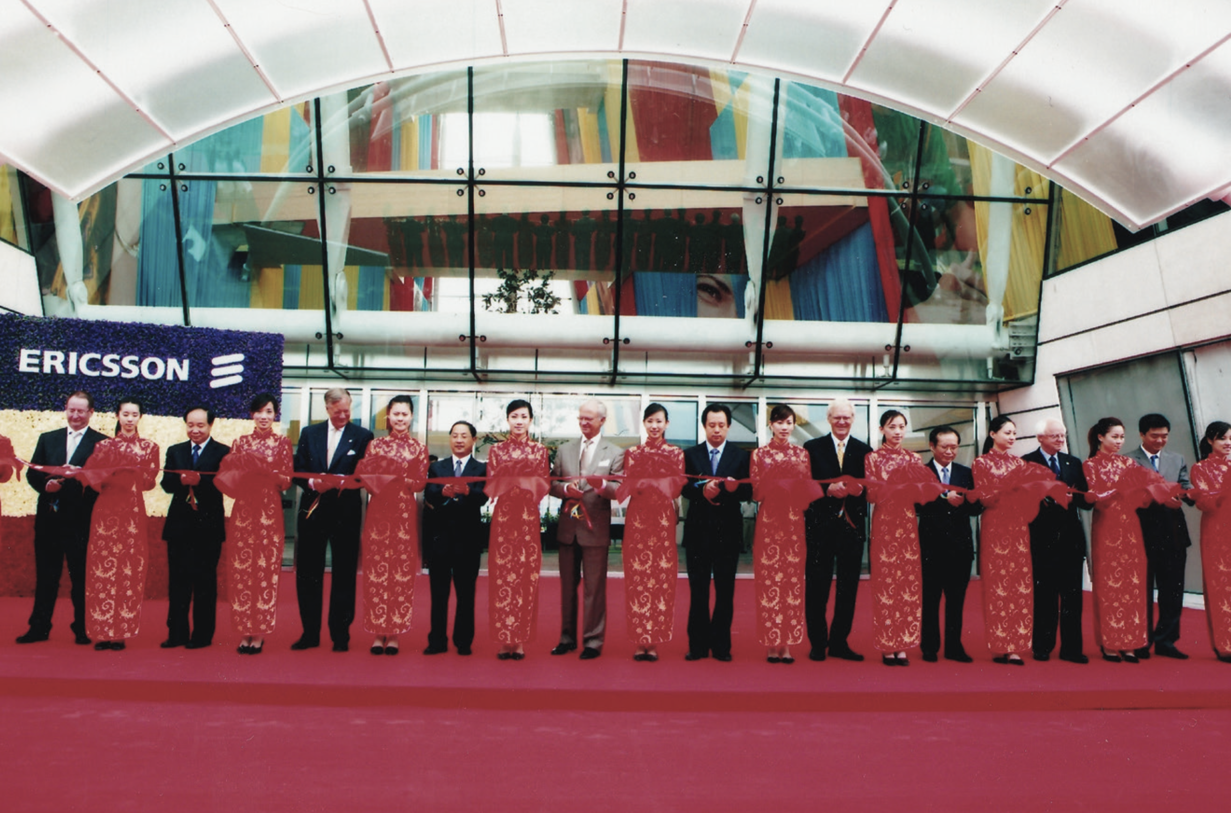 爱立信东北亚区新总部（爱立信大厦）在北京举行剪彩仪式