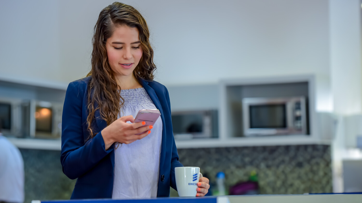 checking mails. Drinking coffee 