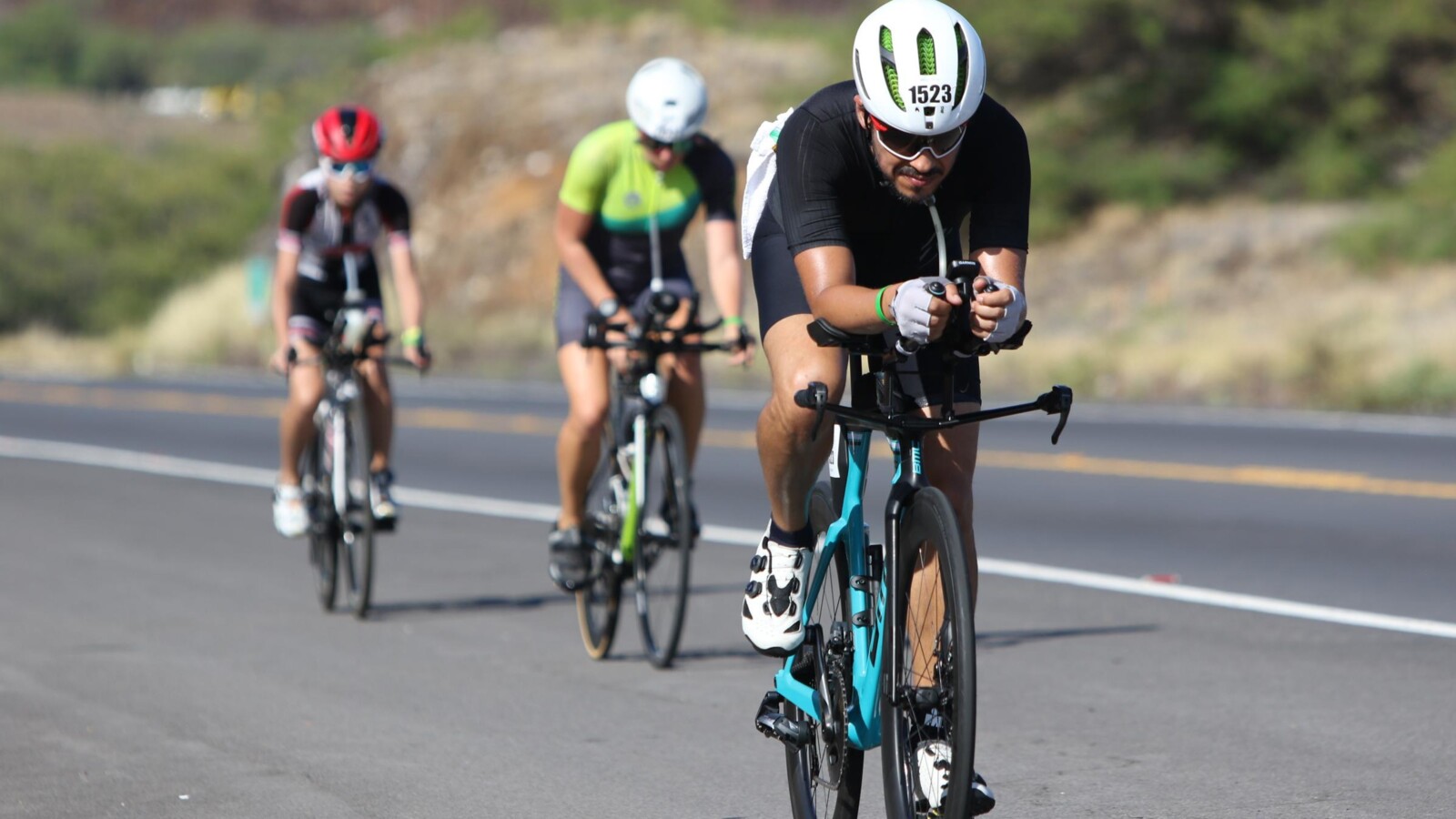 Blog contributor Rodrigo Goulart on a road bicycle race