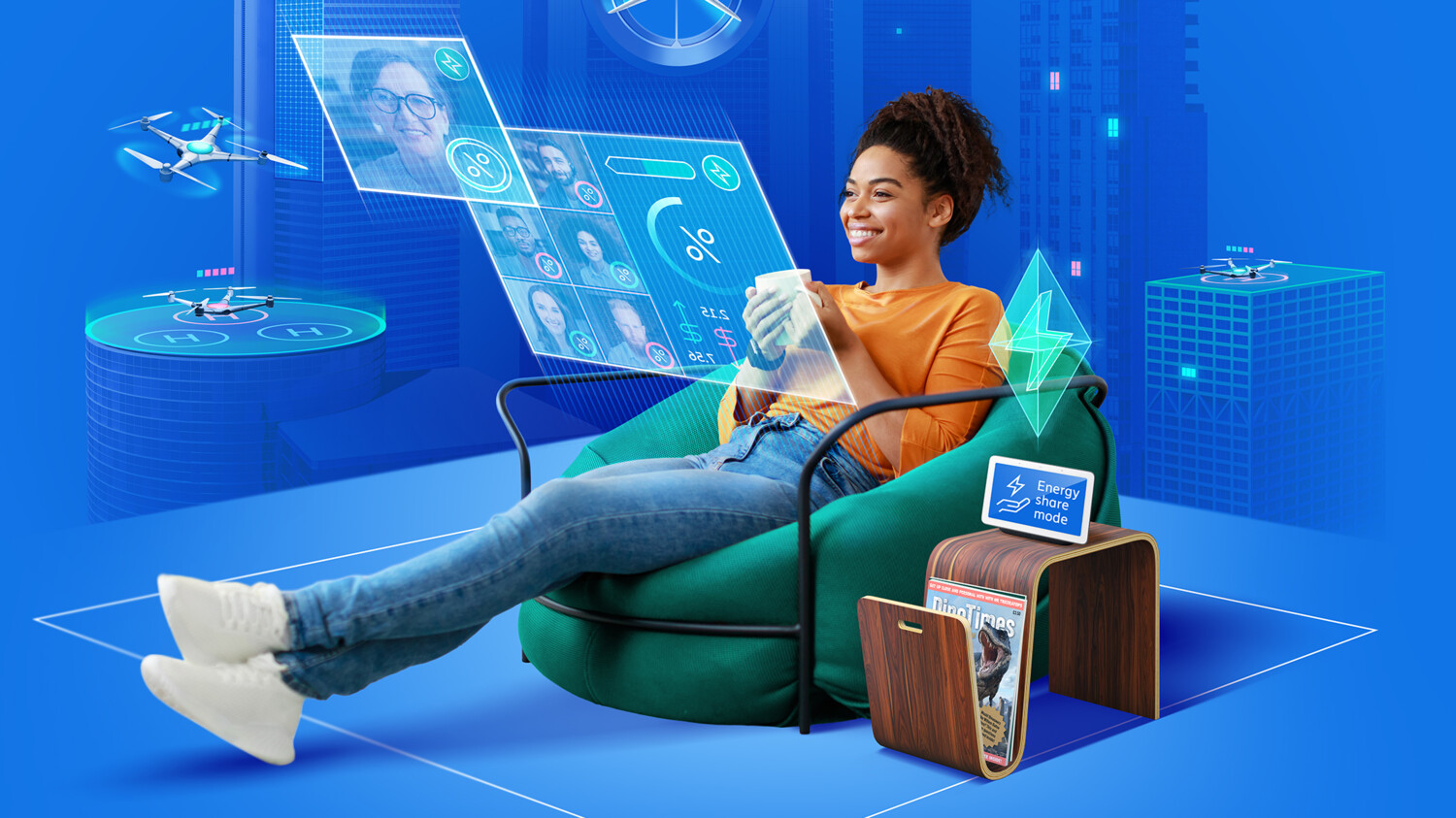 あらゆる場所から エネルギーを