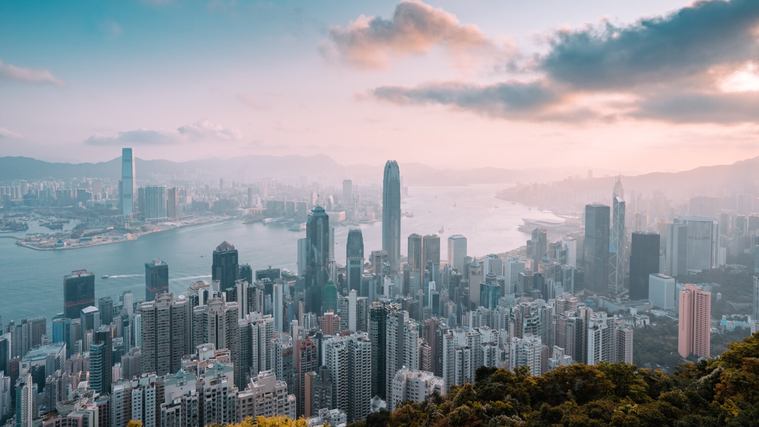 Hong Kong city view