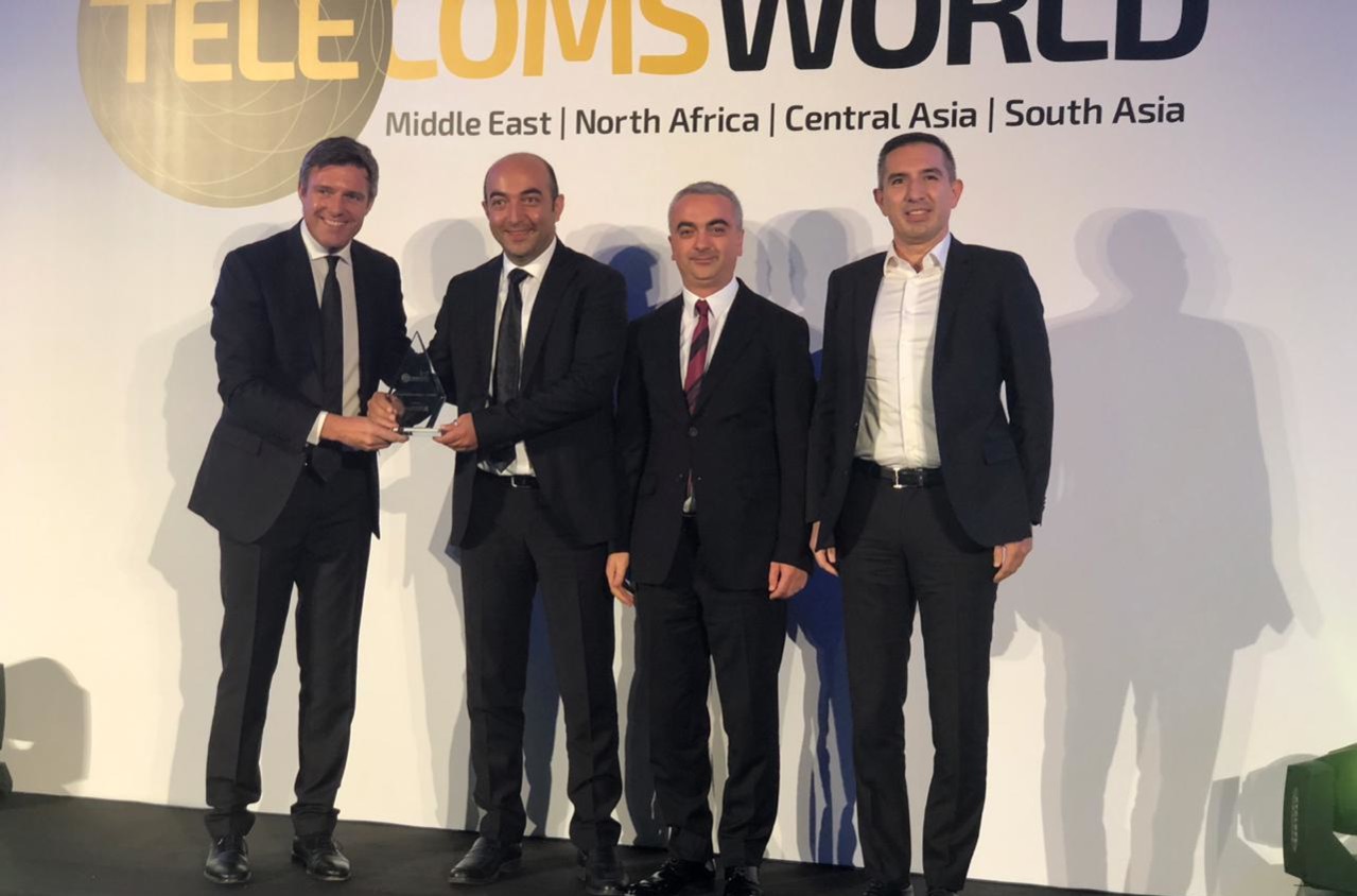 Ericsson and Turkcell win the Innovation Award at Telecoms World Middle East