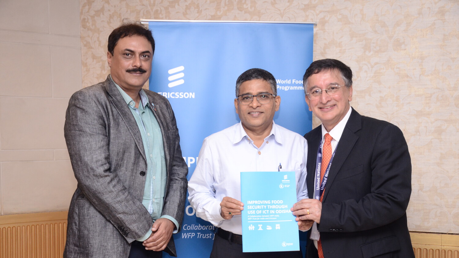 Ericsson and the UN World Food Programme provide ICT based solutions for improving food security to Government of Odisha