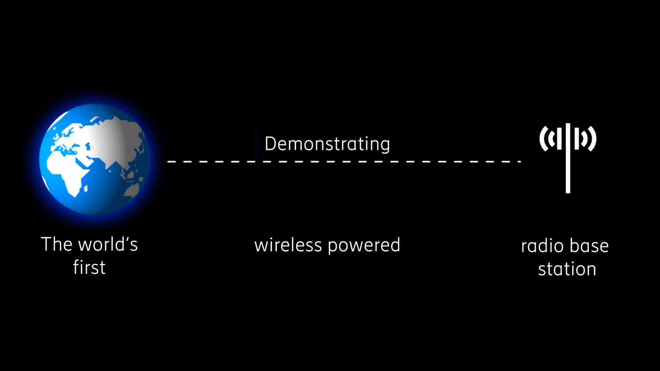 World’s first wireless powered 5G base station