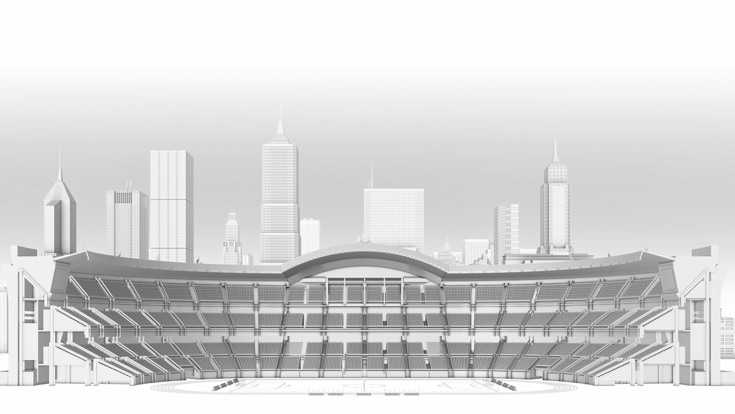 Illustration of a connected stadium.