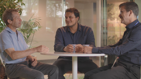 2018 Inventor of the Year award winners Mark Harrison, Johan Rune and Icaro Leonardo Da Silva