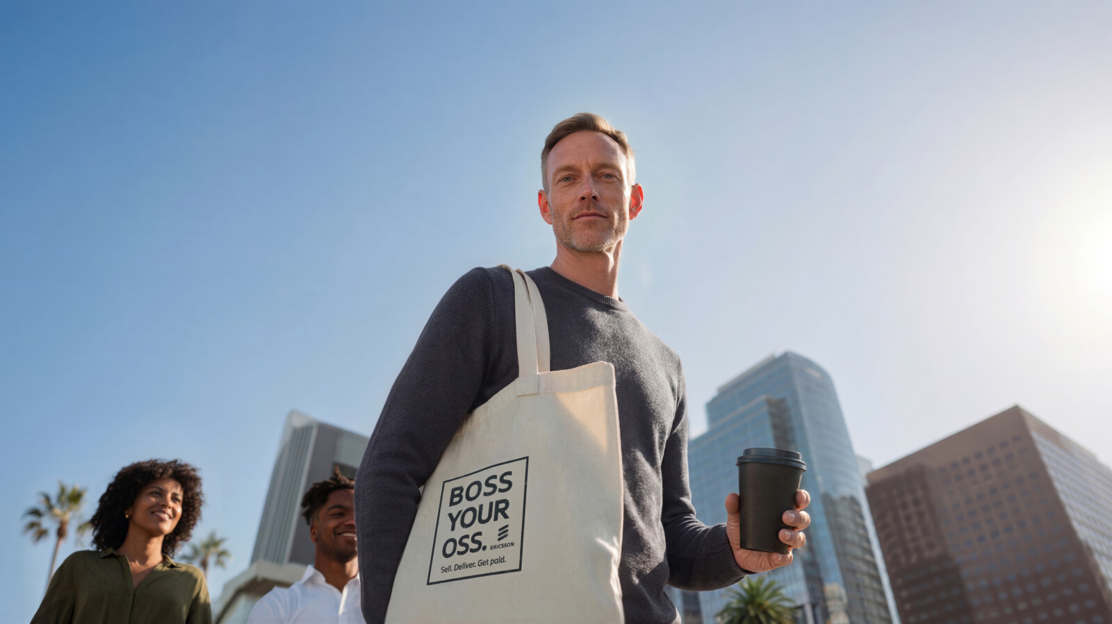 A man with a coffee mug - OSS/BSS