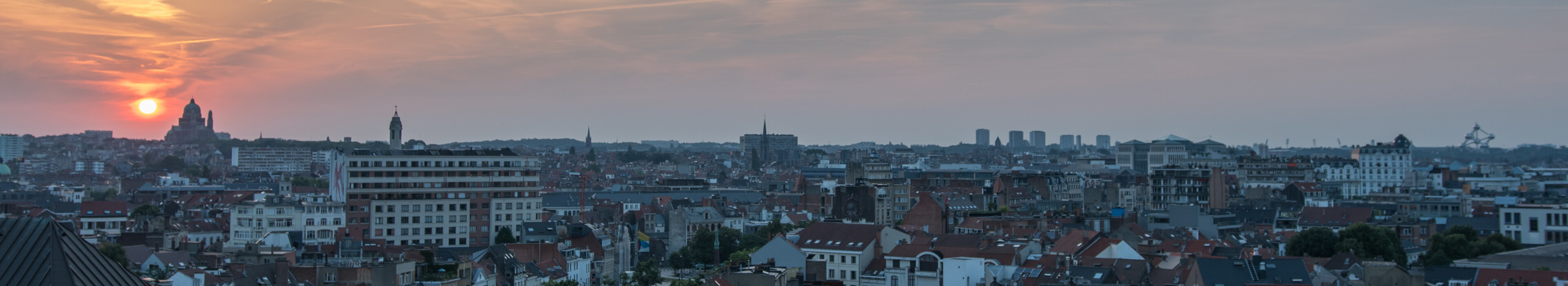 City view of Brussels, Belgium.