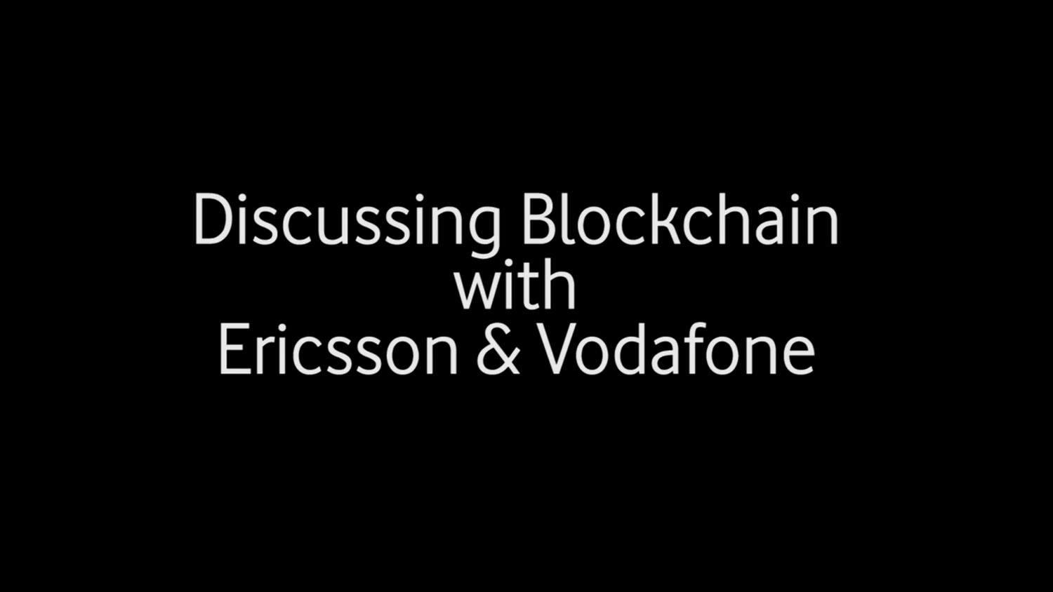 Ericsson blockchain