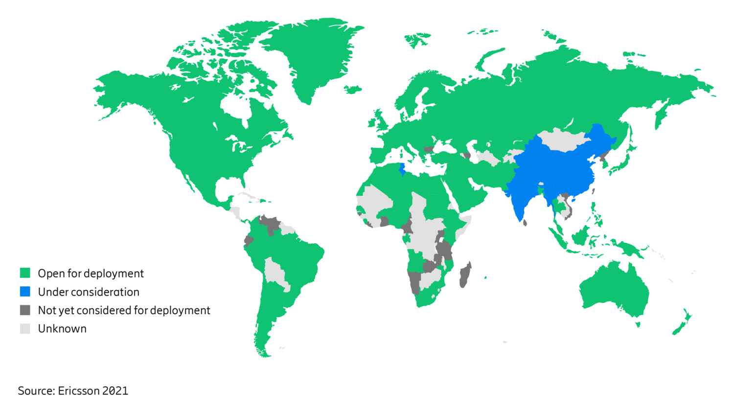 E-band global choice