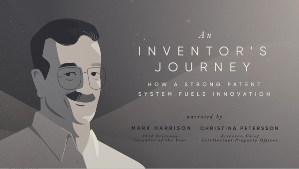 Graphic of Ericsson inventor Mark Harrison