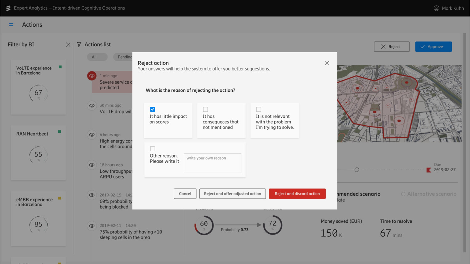 Appropriate tone of voice for the scenario