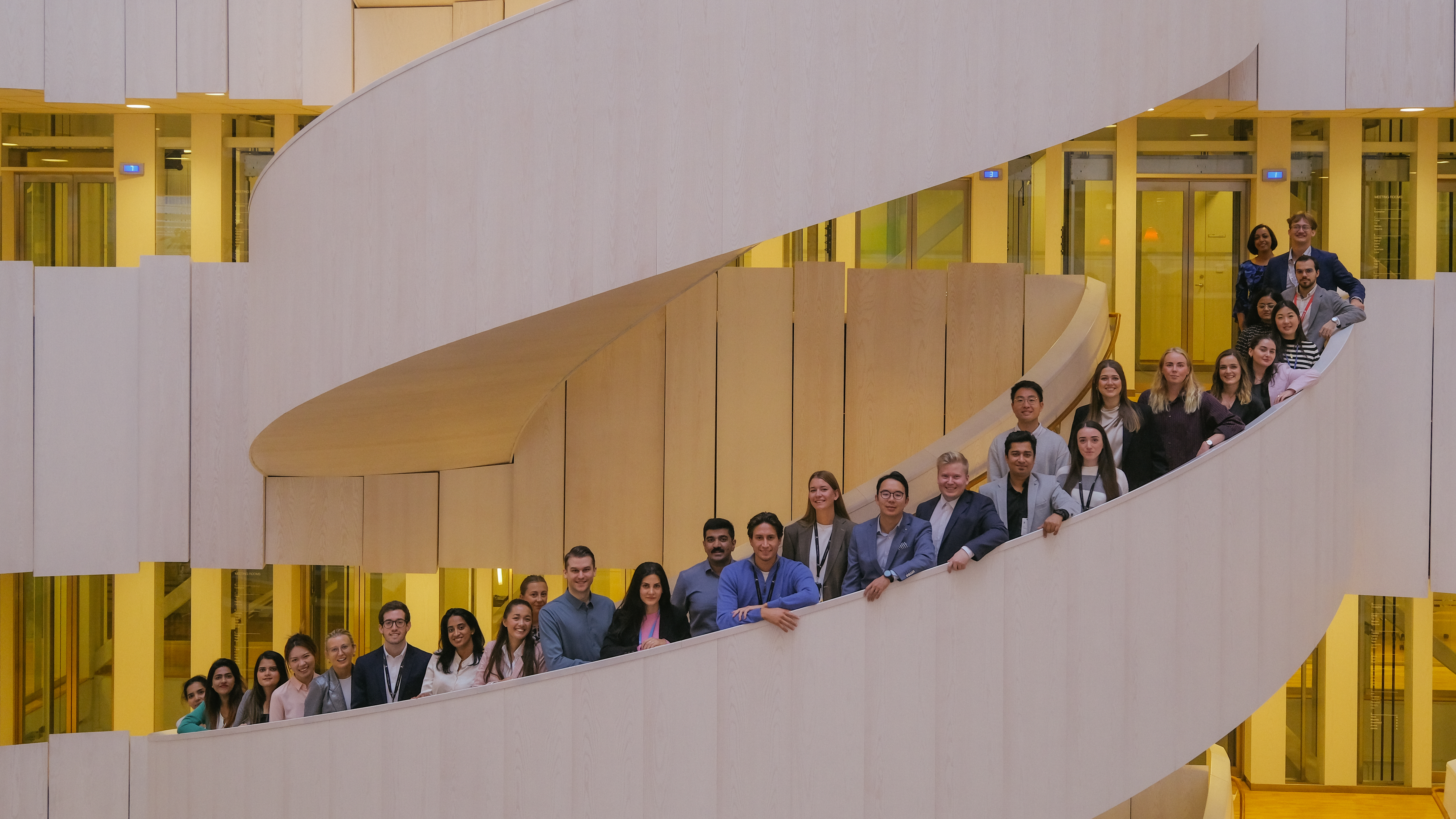 Group of graduates taking a group photo