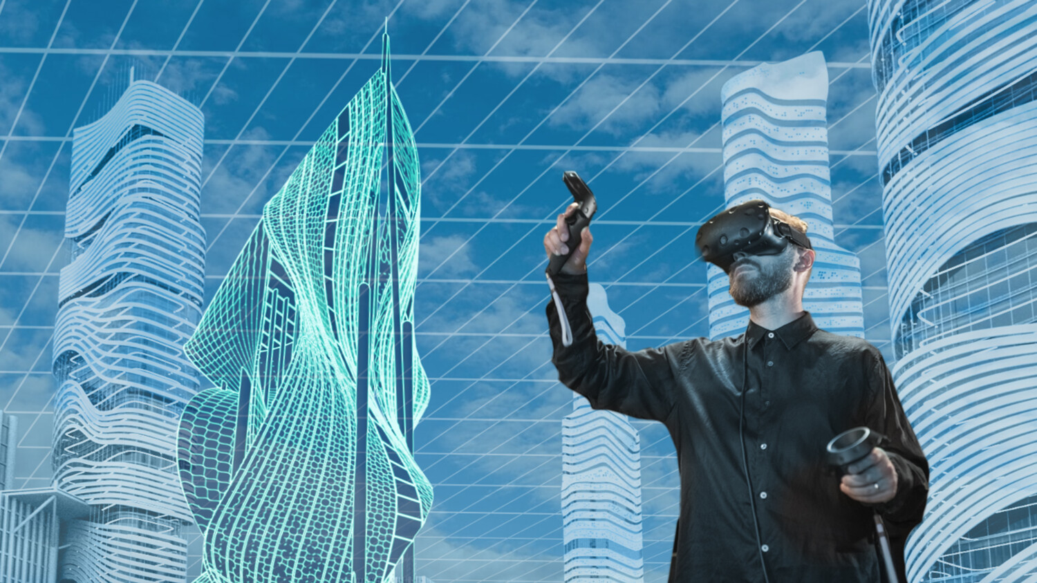 Digital representation of environment with AR and VR.