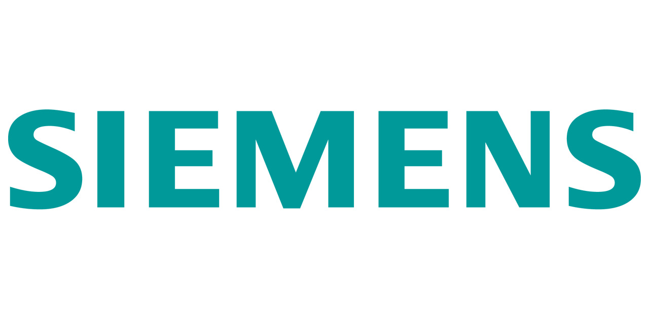 Siemens logo, a company in the Industry 4.0 ecosystem