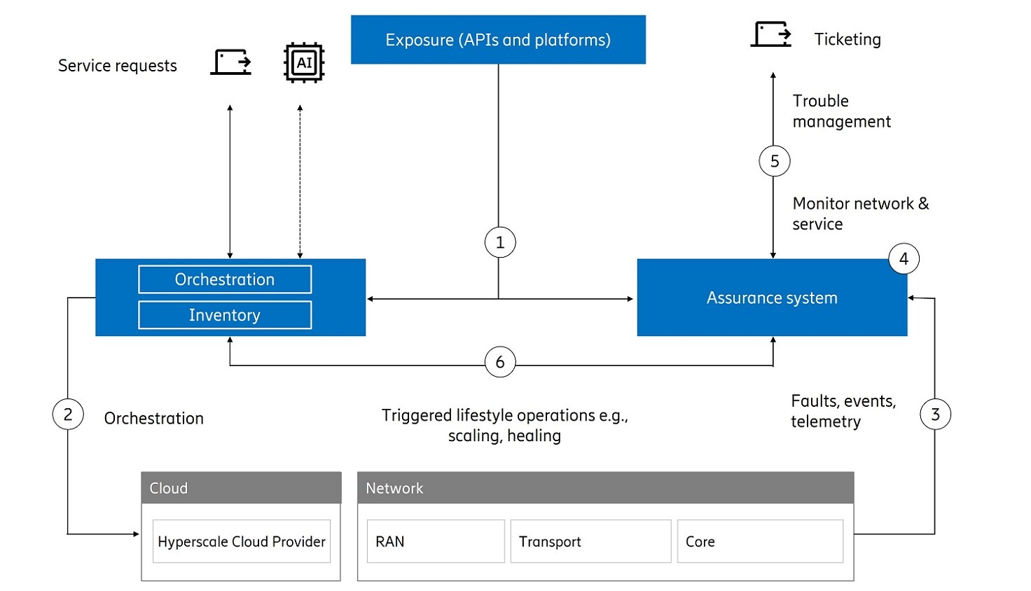 Developers and enterprises can be shielded from OSS complexity via exposure through APIs