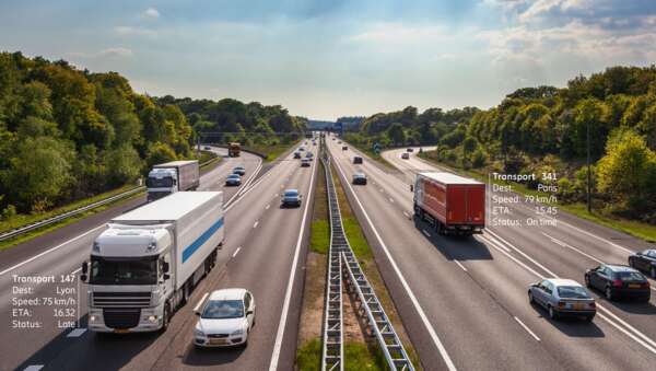 Fleet management monitoring tracking goods