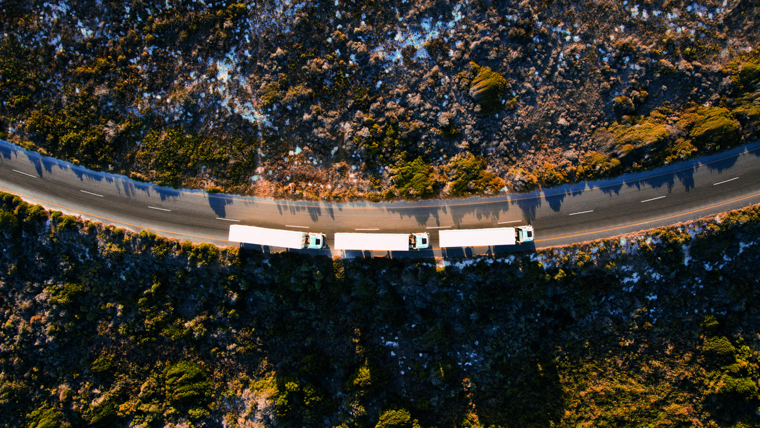 Trucks platooning supported by IoT