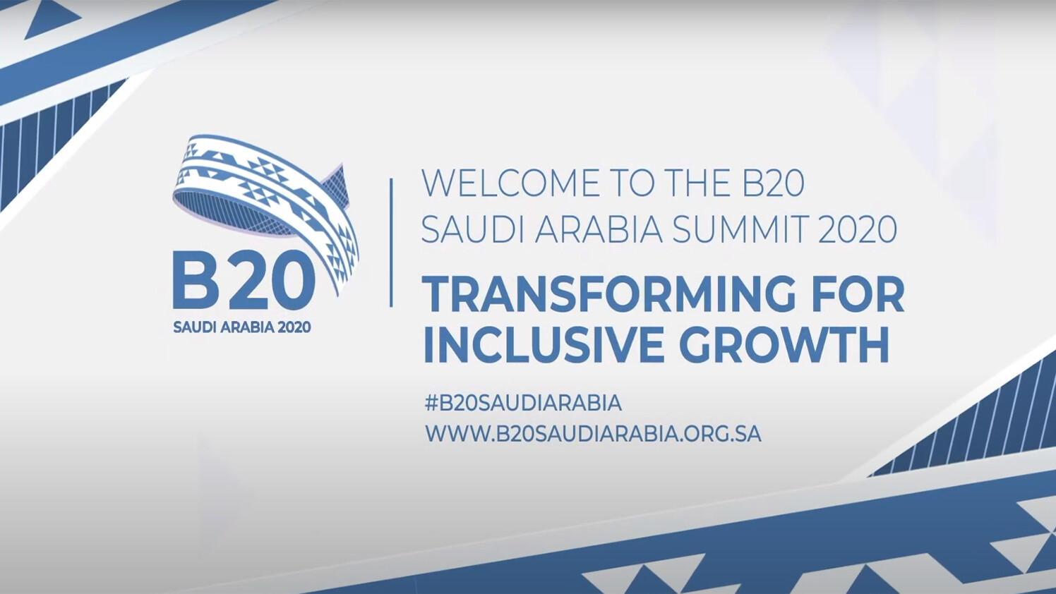 A Year to Transform for Inclusive Growth: B20 Saudi Arabia
