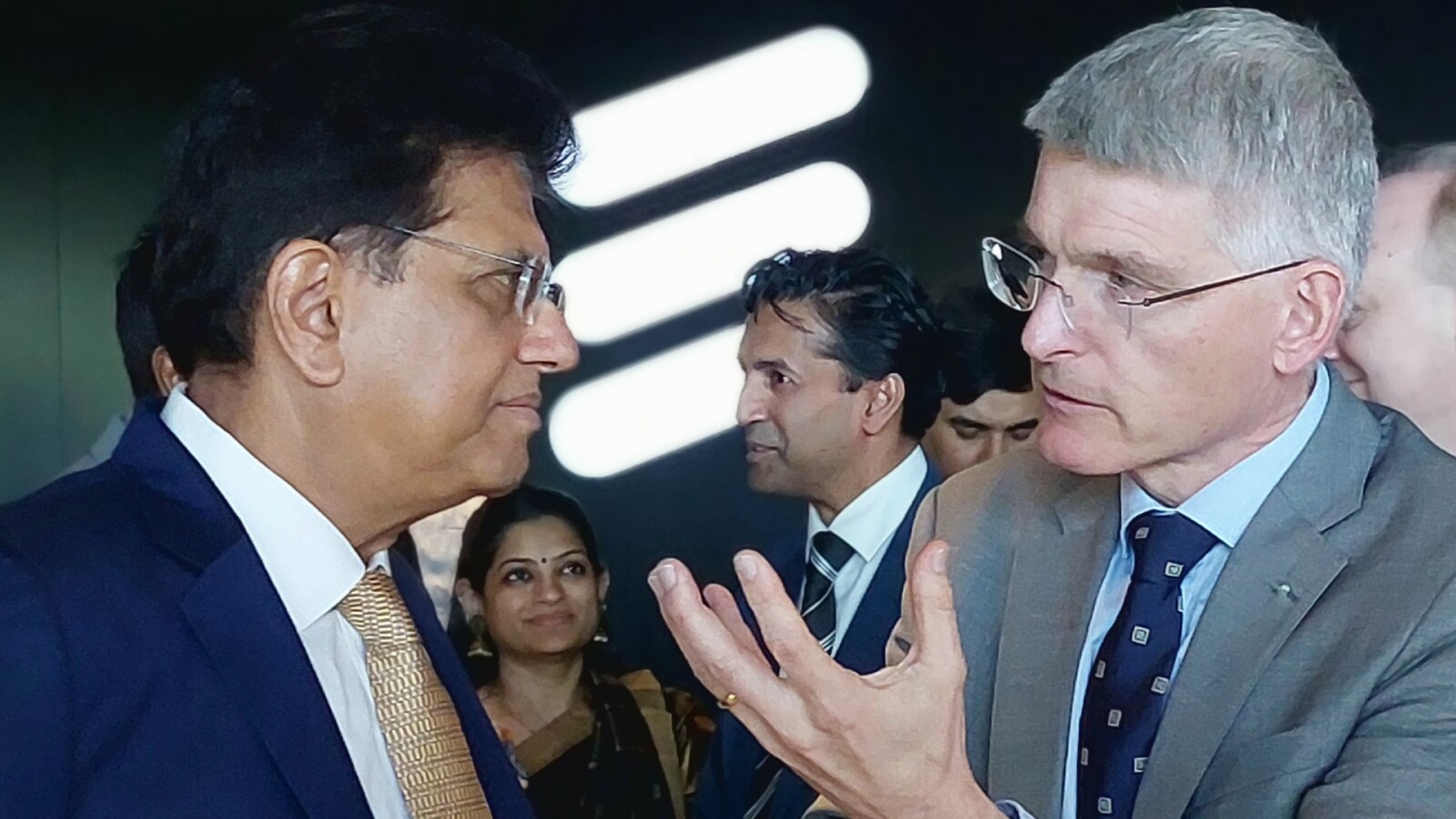 Erik Ekudden, and India’s Minister of Commerce and Industry, Shri Piyush Goyal