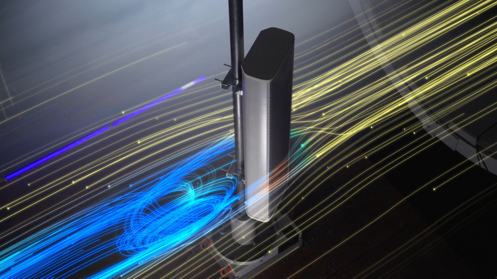 Dynamic wind load verification test for antennas