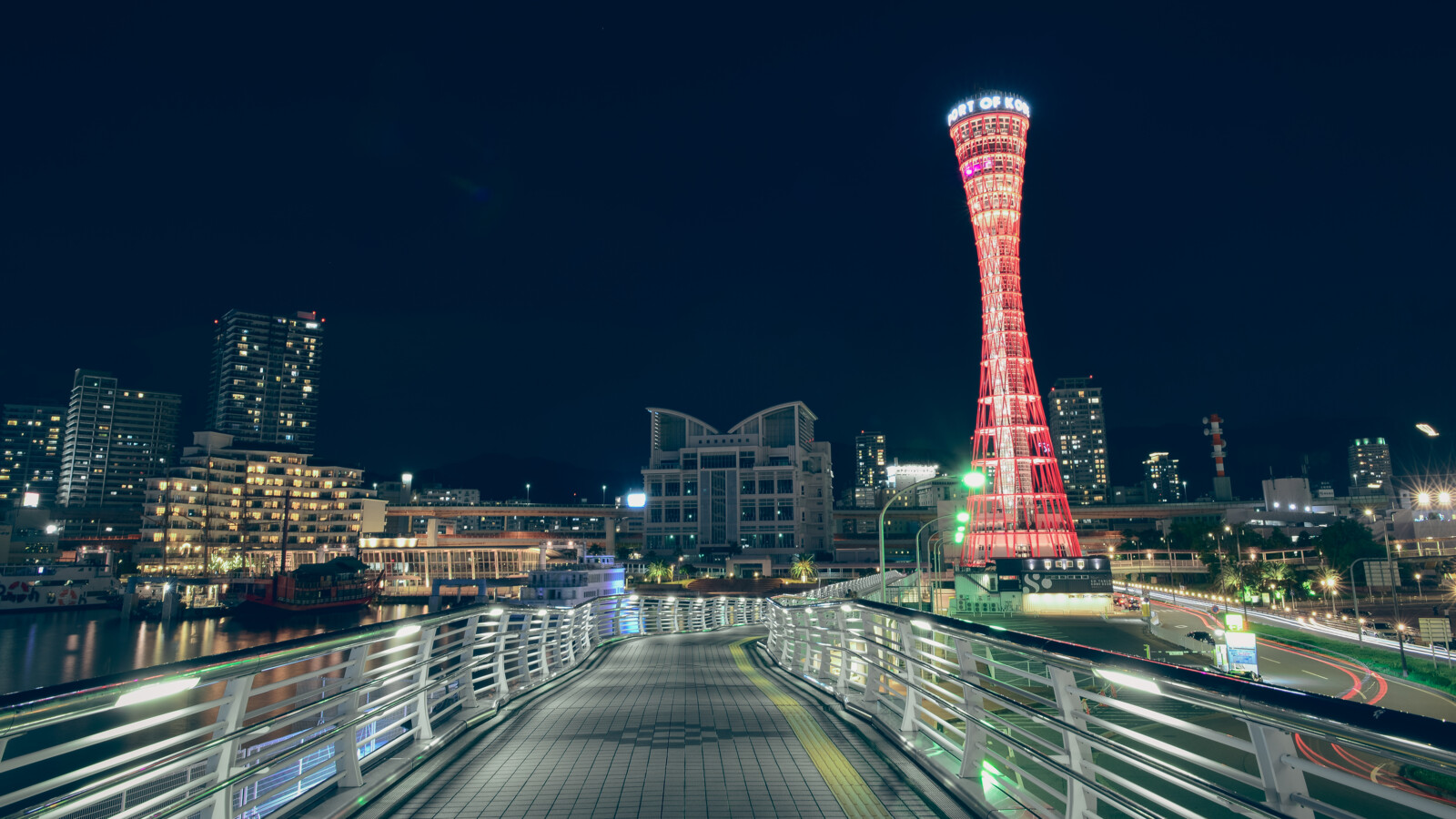 City landscape at night