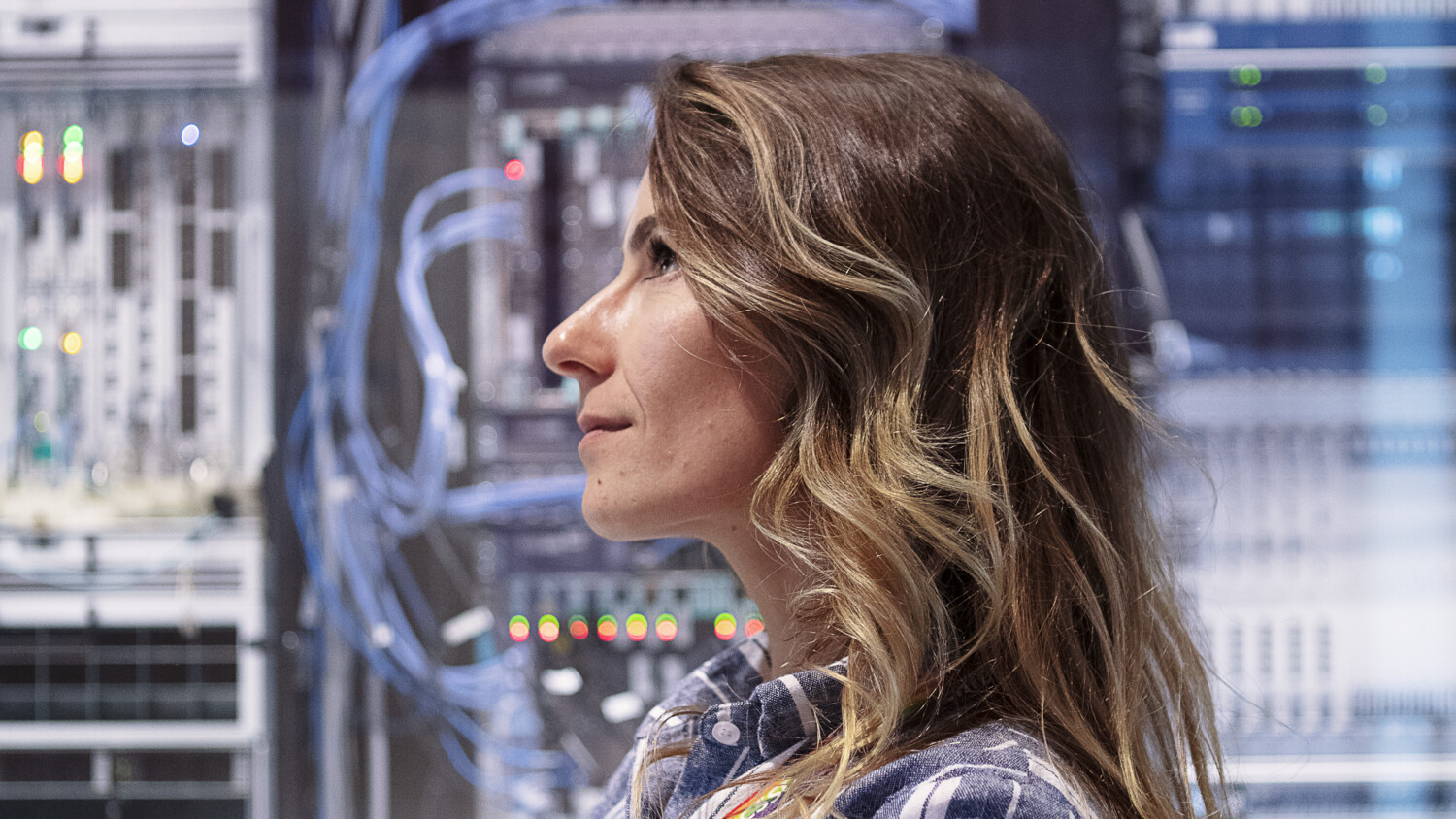 Tatiana in the data center 