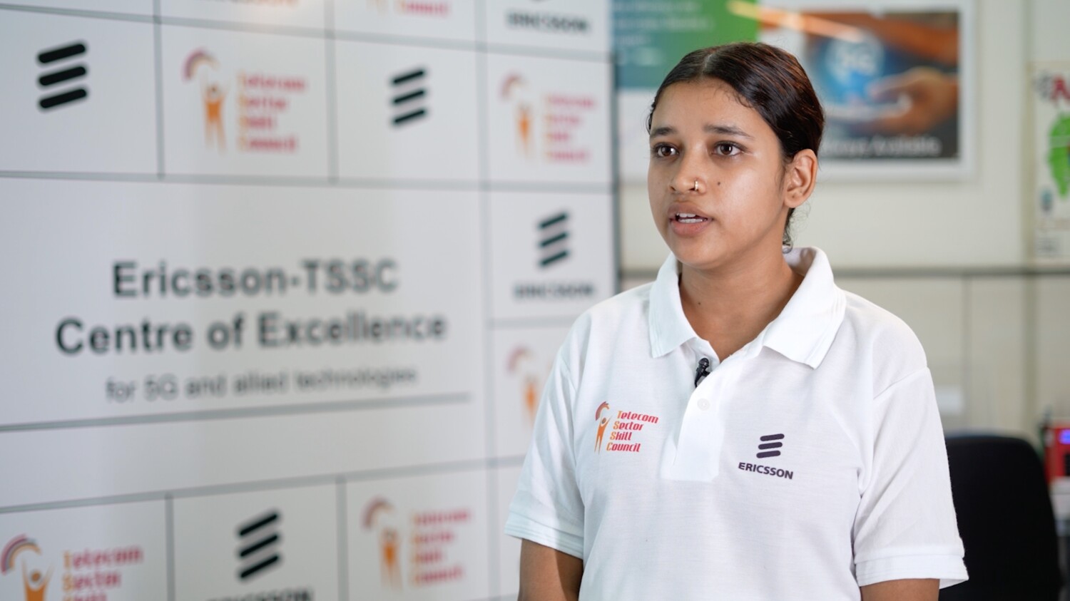 Girl participating in the Connect To Learn program.