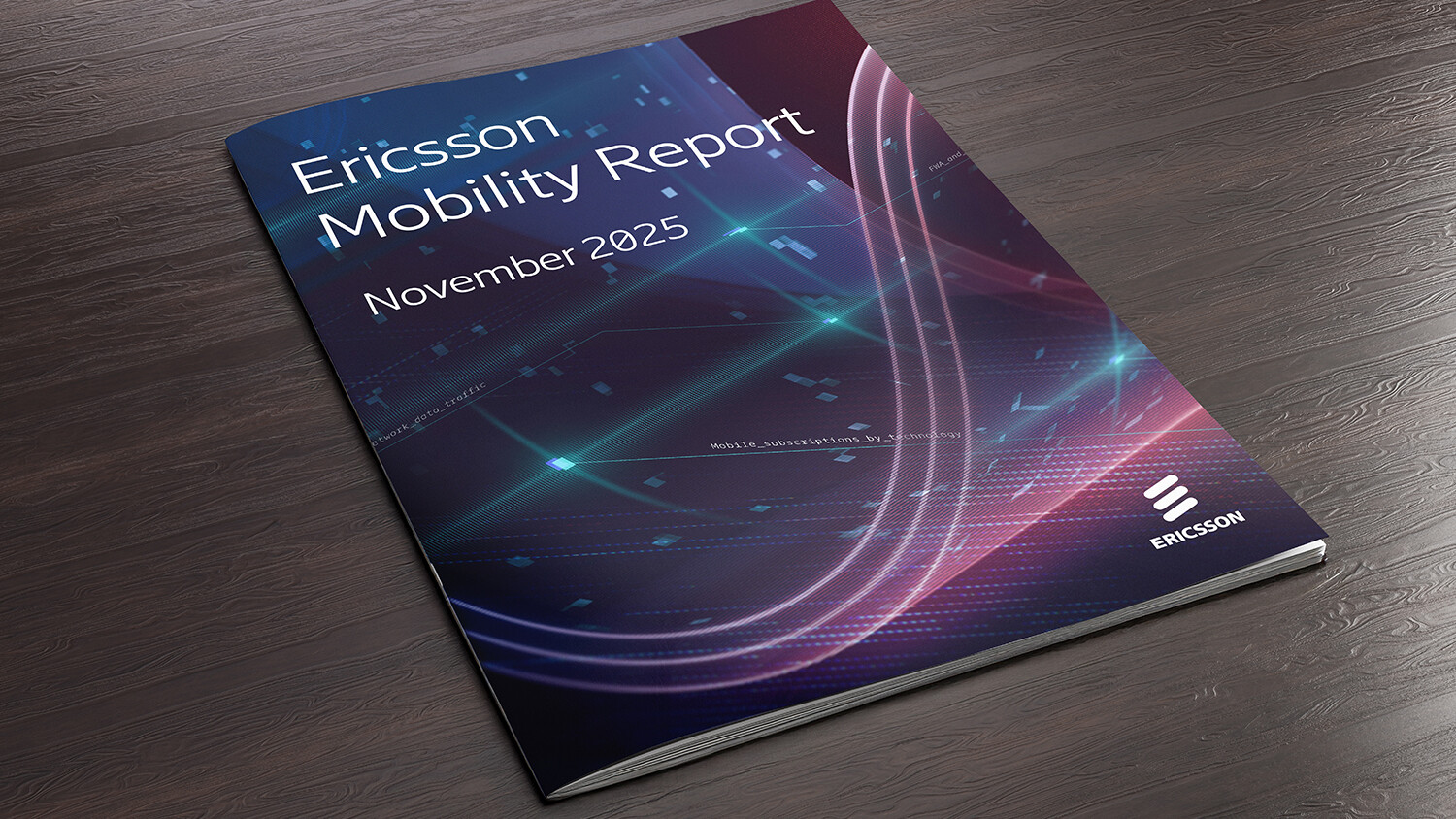 Ericsson Mobility Report Nov 2025 front cover.
