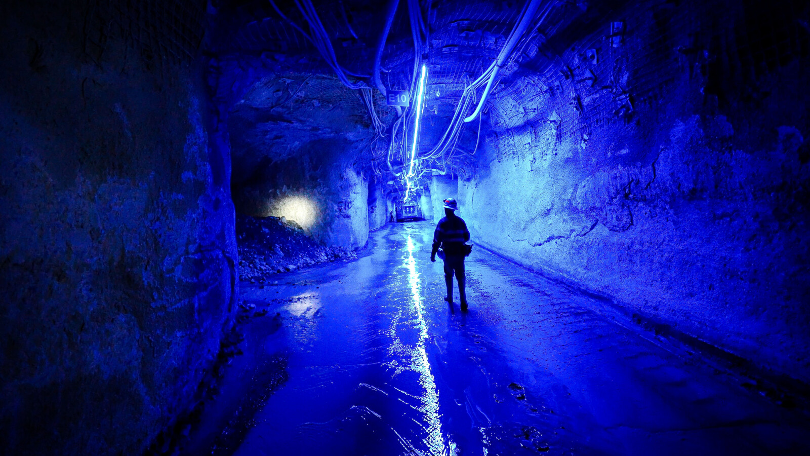 Man working in a mine
