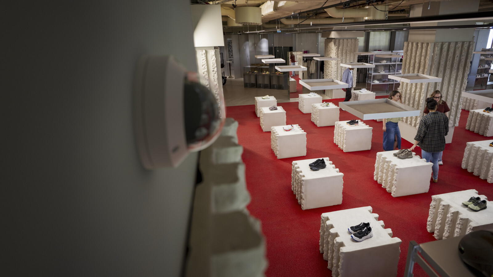 Shop security camera.