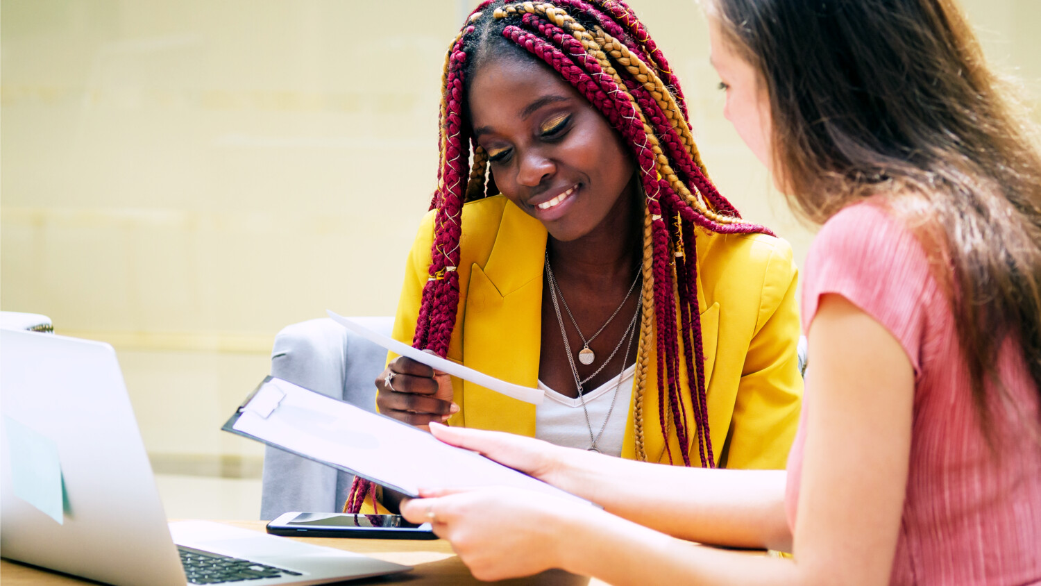 African American business female
