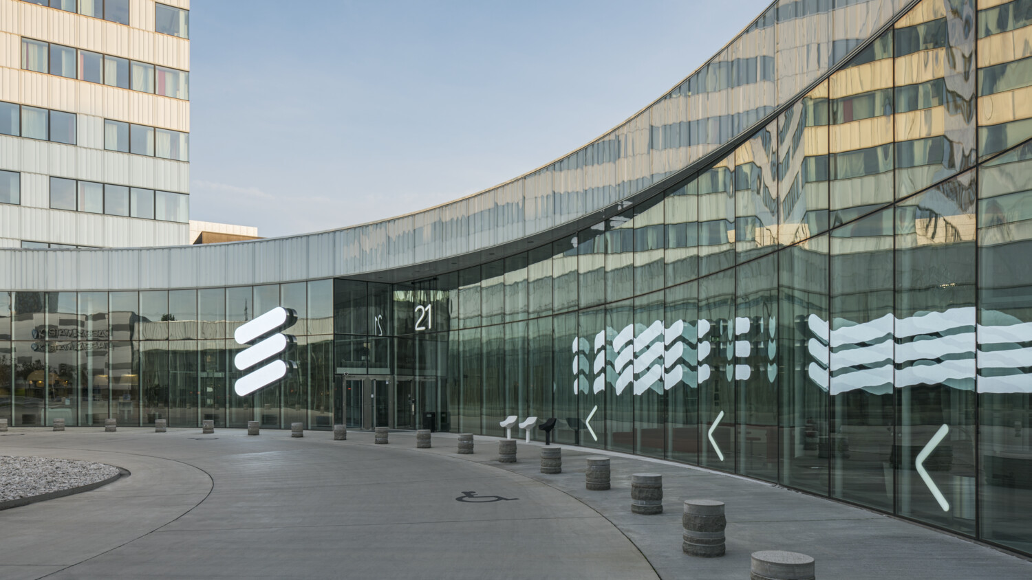 Ericsson head quarter entrance.