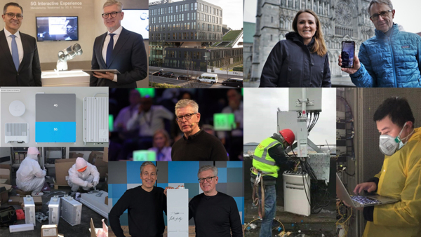 Ericsson 2020 January to June news photo collage